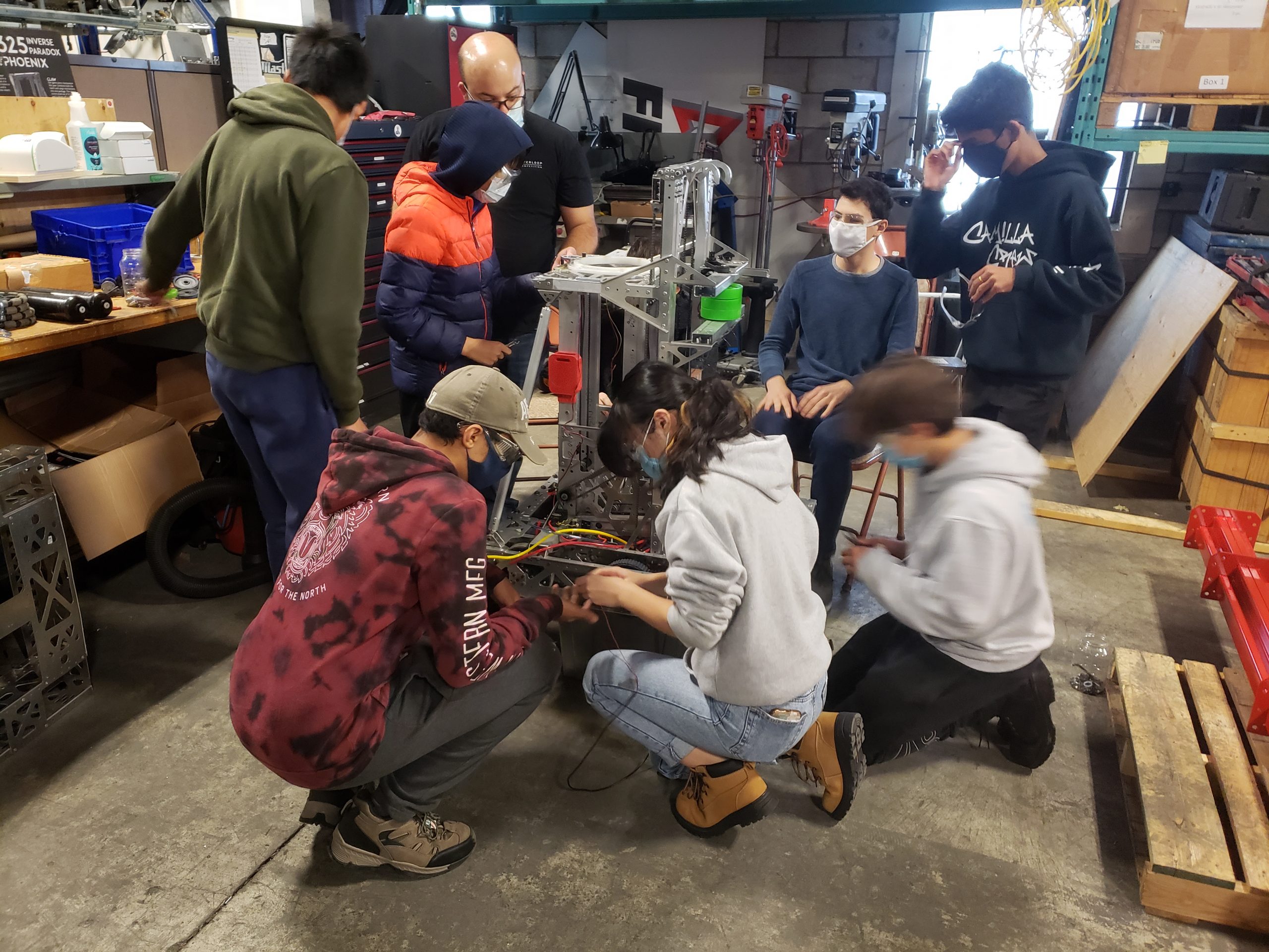 Pacline Conveyors sponsoring FIRST Robotics Club team 1325 Inverse Paradox