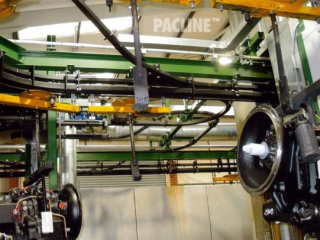 Power and Free conveyor assembly line perfect where non-synchronous movement is required.