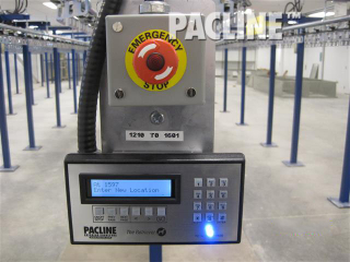 Control system for automated storage and retrieval conveyor for garment handling