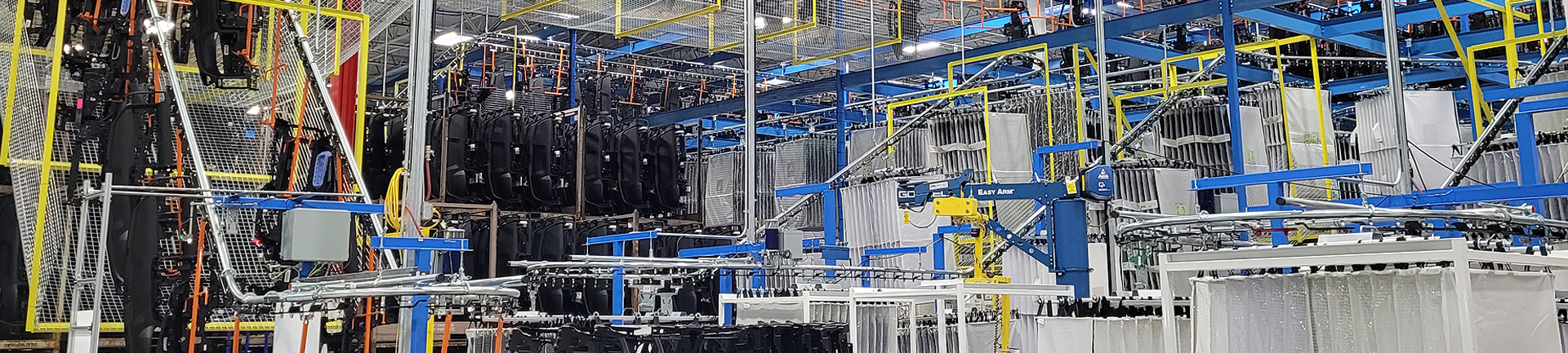 automotive-conveyor-systems-pacline conveyors for automotive manufacturing facilities