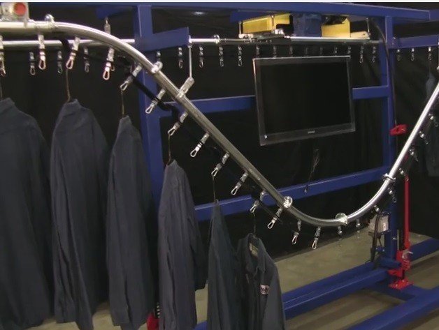 Retail Garment Display Conveyor pacline overhead conveyors retriever storage system