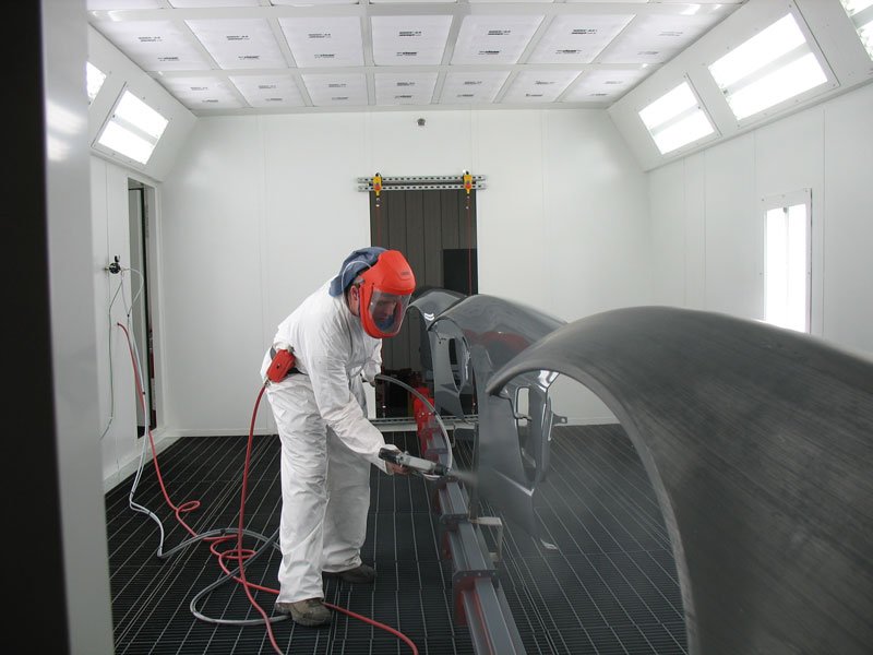 Chain-on-Edge Conveyor Alternative Paint Booth