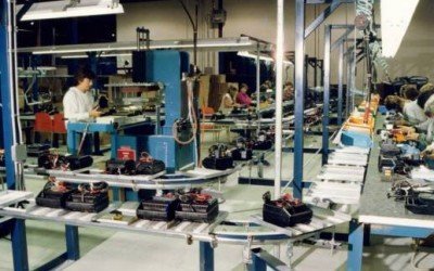 Inverted Assembly Line Conveyor