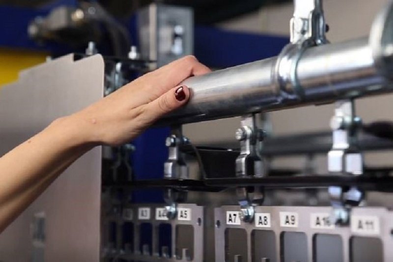 Operator safety when handling coat check conveyor