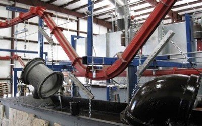 Conveyor Handles 400 lb Parts for Paint Finishing