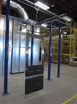 Overhead Conveyors for Doors and Windows finishing