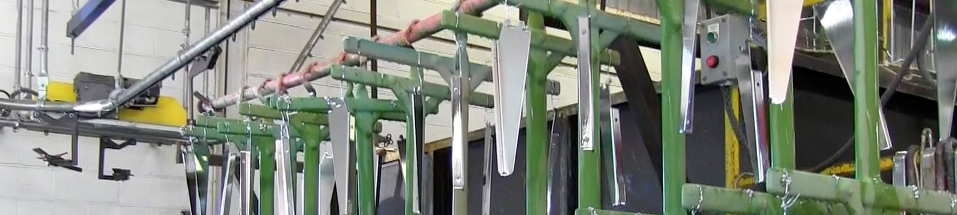 E-coating and plating systems involve several processes that can be automated using an overhead conveyor.