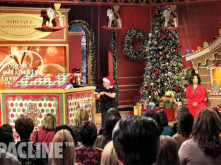 The PAC-LINE Conveyor was used on the set of Oprah Winfrey&#039;s 2010 Christmas Show, shown here moving rocking horses.