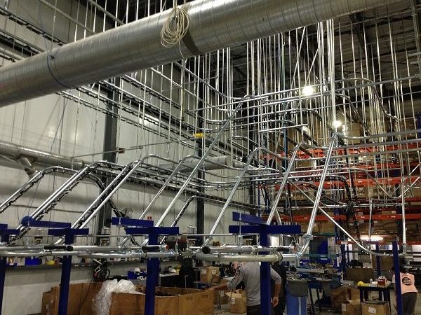 Five Loop Custom Conveyor for Storage and Retrieval System