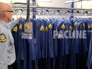 PACLINE ASRS is designed for compact storage and quick retrieval in any garment handling application.