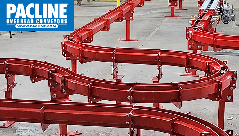 floor mounted conveyor with sprocket rotators