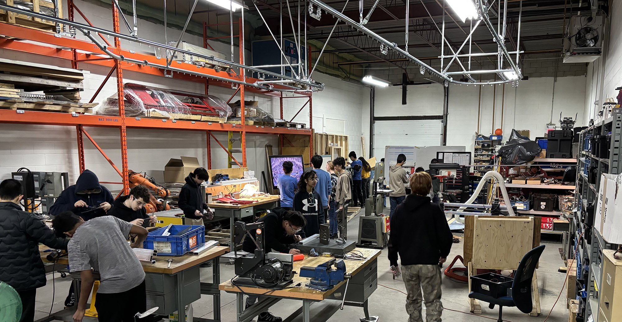 Local-STEM-community-support-at-Pacline Pacline supports local youth robotics group at one of their facilities.