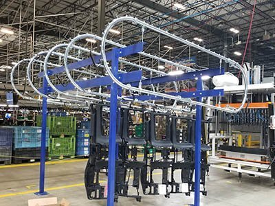 Unibilt over and under conveyor system