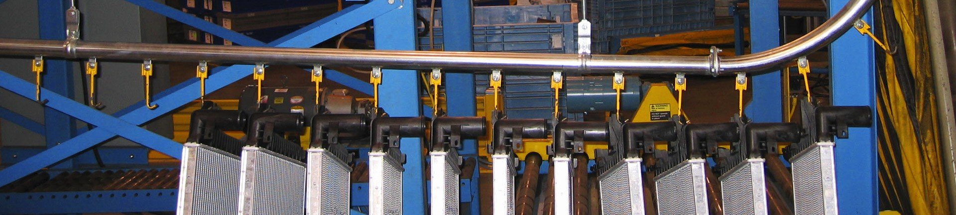 non-powered gravity over under conveyor non-powered gravity over under conveyor to move parts for accumulation and buffering