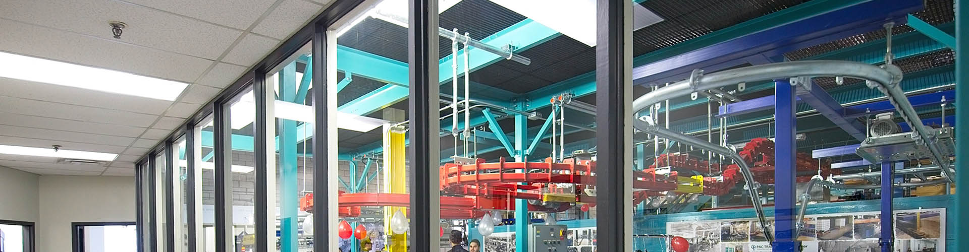 Pacline testing facility Pacline conveyor testing facility header image