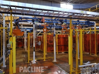 Unibilt Power and Free Conveyor for welding and assembly of automotive parts.