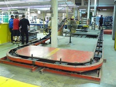 old spindle conveyor replaced by PAC-MAX conveyor