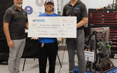 Pacline Honored at Robotics Sponsor Appreciation Event