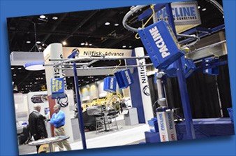 Pacline Overhead Conveyor Trade Show appearances.