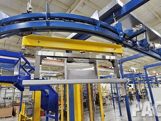 Unibilt Power and Free conveyor replaced existing hand-pushed system